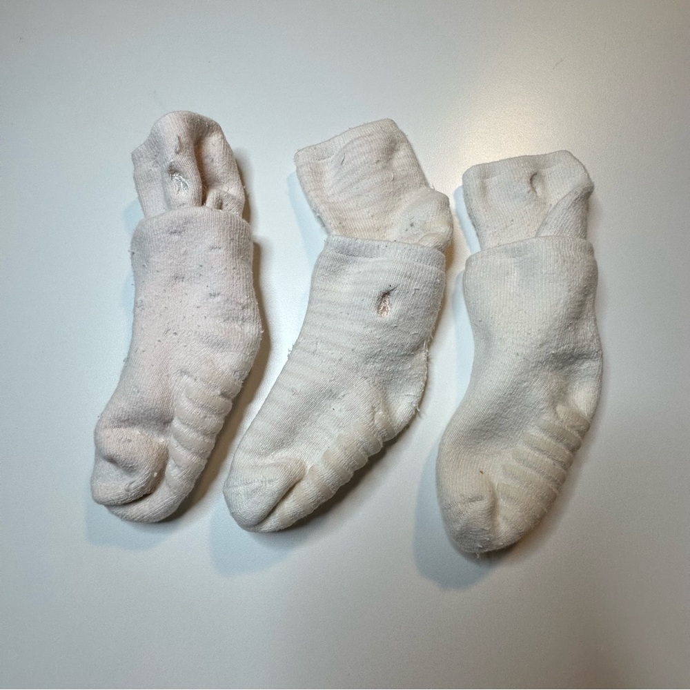 Ralph Lauren White & Pink Kids' Socks + 1 extra pair (4 in total)